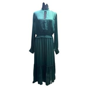 NWT Socialite Green Long Sleeve Dress Size Medium